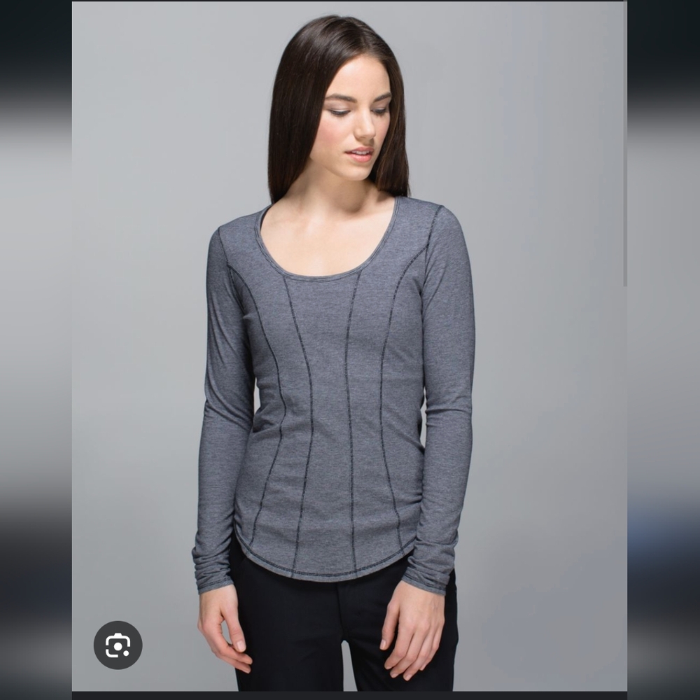 🍋Lululemon🍋 Between the Lines Long Sleeve Grey
